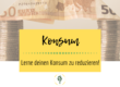 Konsum durch Minimalismus reduzieren